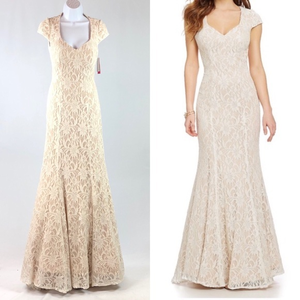 Morgan & Company Sparkling‎ Lace Formal / Prom Gown